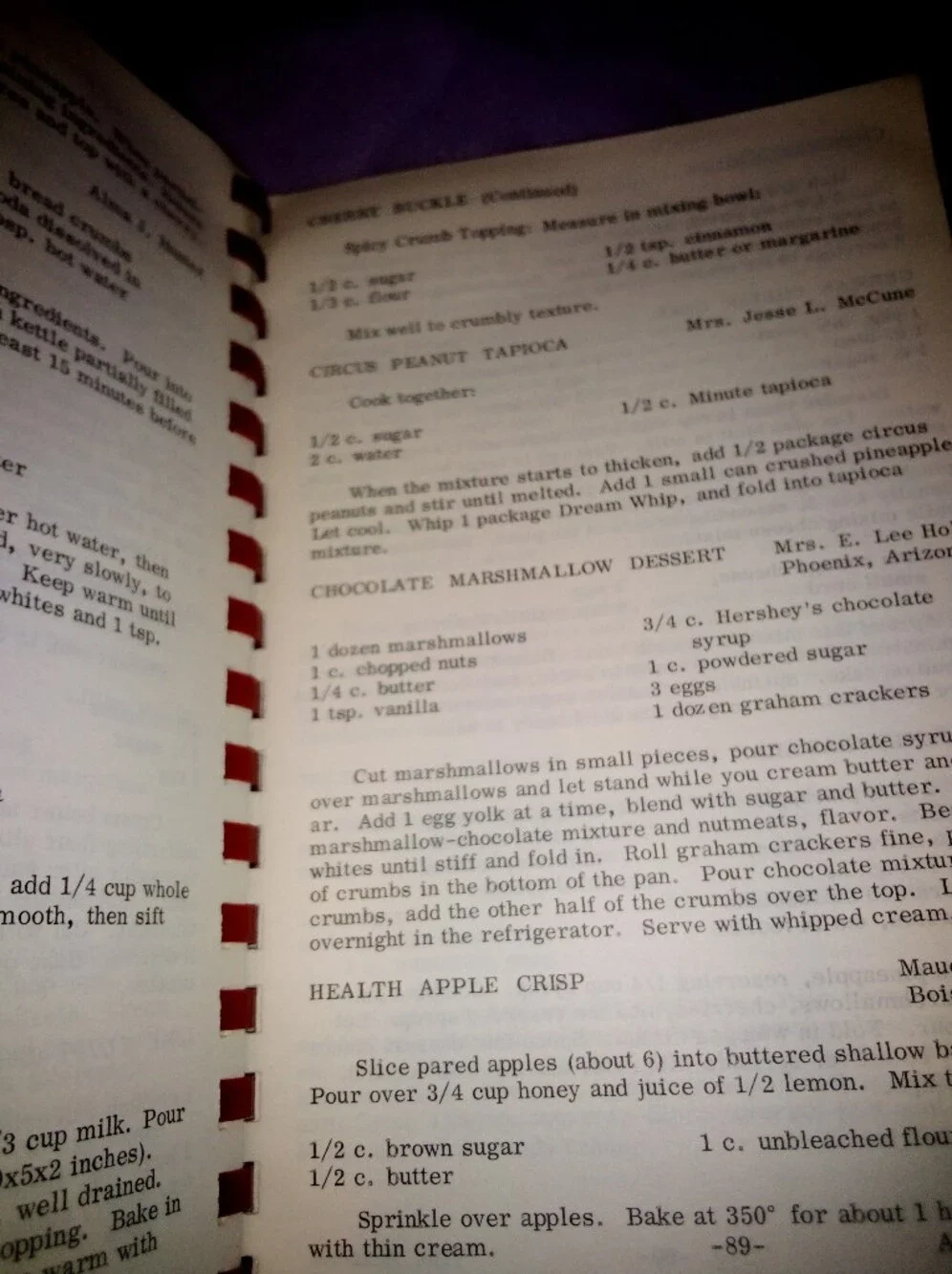 1973 Cookbook Ajo Arizona Elks Ladies